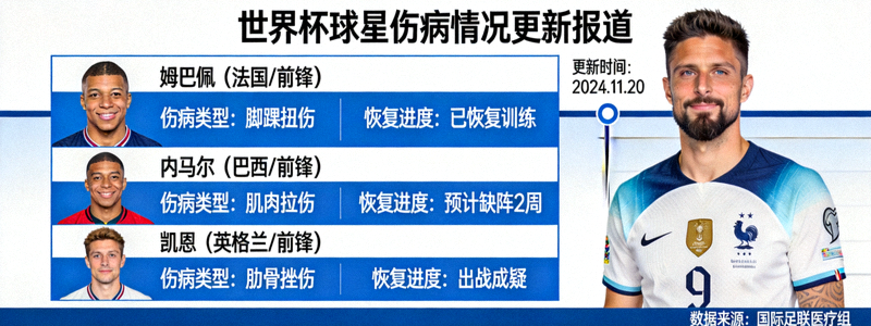 世界杯球星伤病情况更新报道图片